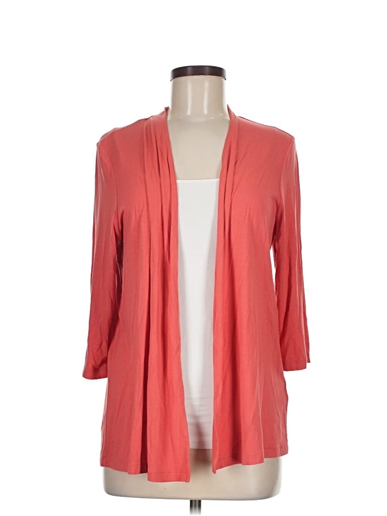 Pre-owned Jjill Kimono In Pink