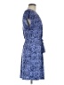 Nine West Animal Print Blue Casual Dress Size M - photo 4