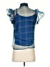 Current Air 100% Polyester Blue Sleeveless Blouse Size XS - photo 2