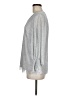 CeCe Silver Long Sleeve Blouse Size M - photo 5