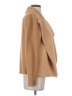 On Twelfth 100% Polyester Tan Cardigan Size S - photo 4