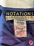Notations 100% Rayon Blue 3/4 Sleeve Blouse Size 1X - photo 7