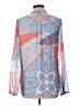 Tommy Hilfiger 100% Polyester Blue Long Sleeve Blouse Size L - photo 2