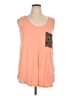 Zenana Orange Sleeveless T-Shirt Size XL - photo 1