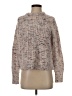 Les Copains Tweed Gray Turtleneck Sweater Size S - photo 1