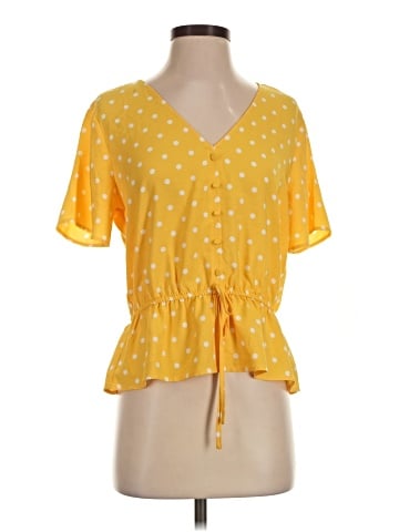 Ann Taylor LOFT Outlet Short Sleeve Blouse (view 1)