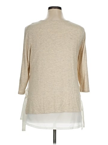 Pebble and Stone 3/4 Sleeve Top (view 2)