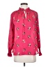 Ann Taylor Pink Long Sleeve Blouse Size S - photo 1