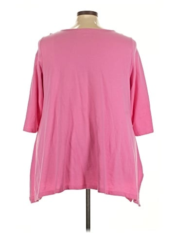 Woman Within 3/4 Sleeve Top (view 2)