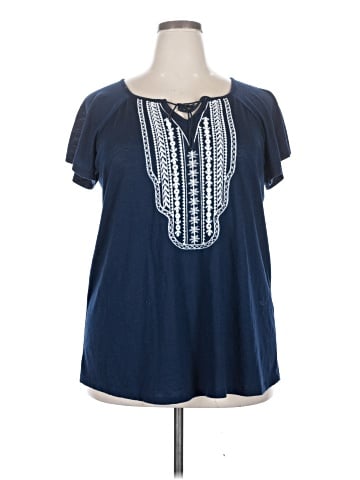 Faded Glory Short Sleeve Blouse (view 1)