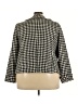 Fashion Bug 100% Acrylic Houndstooth Ivory Jacket Size 24 - photo 2