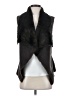 Bebe 100% Polyester Black Faux Fur Vest Size XS - photo 1