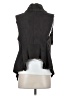 Bebe 100% Polyester Black Faux Fur Vest Size XS - photo 2