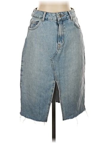 Topshop Denim Skirt (view 1)
