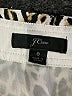 J.Crew 100% Polyester Animal Print Brown Casual Skirt Size 8 - photo 4