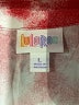 Lularoe Tie-dye Red Short Sleeve Blouse Size L - photo 7