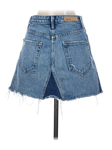 GRLFRND Denim Skirt (view 2)