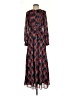 Rixo x RTR 100% Polyester Argyle Red Casual Dress Size S - photo 1