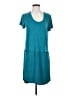 Left Coast by Dolan 100% Polyester Teal Casual Dress Size S - photo 1