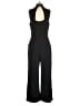 Eva Franco Solid Black Jumpsuit Size S - photo 2
