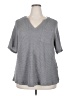 Shein Curve Gray Short Sleeve Top Size 18 Plus (3) - photo 1