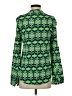 Zara Green Long Sleeve Blouse Size XS - photo 2