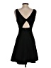 Topshop Solid Black Cocktail Dress Size 2 - photo 2