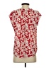 Fun2Fun Red Short Sleeve Blouse Size S - photo 2