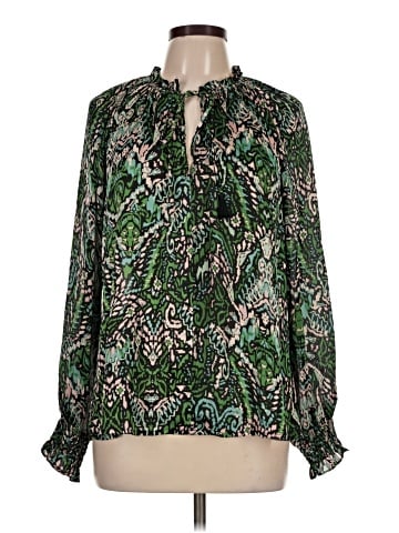 Pinch Long Sleeve Blouse (view 1)
