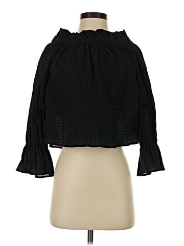 Scoop 3/4 Sleeve Blouse (view 1)