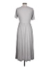 Shein Solid Gray Casual Dress Size L - photo 2