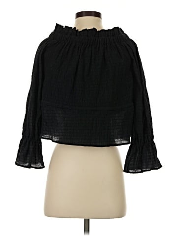 Scoop 3/4 Sleeve Blouse (view 2)