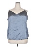 ASOS 100% Polyester Silver Sleeveless Blouse Size 20 - photo 1