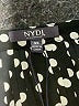 NYDJ 100% Polyester Polka Dots Black 3/4 Sleeve Blouse Size 3X - photo 7