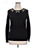 Elle Solid Black Pullover Sweater Size XL - photo 1