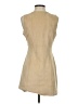 Fab'rik Solid Tan Casual Dress Size S - photo 2