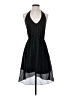 Bebe 100% Polyester Chevron-herringbone Black Cocktail Dress Size XS - photo 1