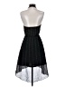 Bebe 100% Polyester Chevron-herringbone Black Cocktail Dress Size XS - photo 2