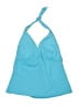 Lands' End Solid Teal Swimsuit Top Size 12 - photo 1