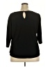 89th & Madison Black 3/4 Sleeve Blouse Size 2X - photo 2