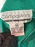 Compositions 100% Polyester Teal Short Sleeve Blouse Size 18 - photo 7