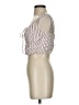J.Crew Silver Burgundy Sleeveless Blouse Size S - photo 5