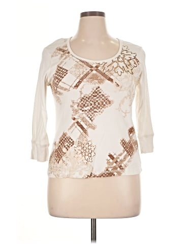 Gloria Vanderbilt 3/4 Sleeve T-Shirt (view 1)