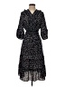 Max Studio Floral Black Casual Dress Size S - photo 1