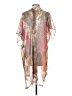 Chico's 100% Polyester Orange Kimono Size S - photo 2