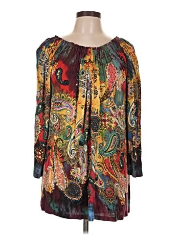 Fashion Fuse 3/4 Sleeve Blouse (view 1)