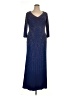 Alex Evenings Blue Cocktail Dress Size 14 - photo 1