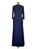 Alex Evenings Blue Cocktail Dress Size 14 - photo 2