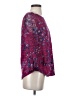 Elle Burgundy 3/4 Sleeve Blouse Size S - photo 4