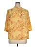 Torrid 100% Rayon Floral Yellow 3/4 Sleeve Blouse Size 1X Plus (1) - photo 1